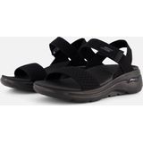 Skechers - Go Walk Fit - Sandalen - Zwart - Geweven Mesh - Klittenband