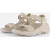 Skechers Go Walk Arch Fit Polished Sandalen beige - Dames