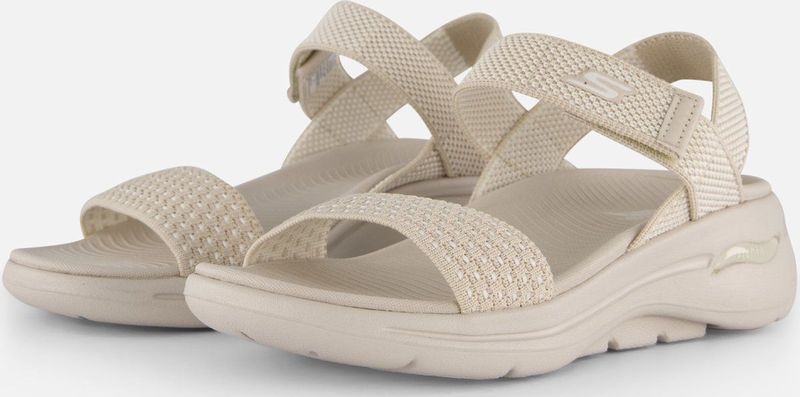 Skechers Go Walk Arch Fit Polished Sandalen beige - Dames