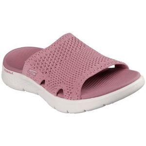 Skechers Dames GO Walk Flex Sandaal ELATION, 0, Mauve Textiel, 38 EU