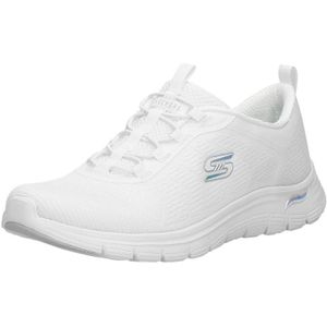 Skechers Arch Fit Vista - Gleaming Dames Sneakers - Wit - Maat 39