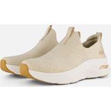 Skechers Arch Fit D'Lux - Glimmer Dust Dames Instappers - Beige - Maat 39