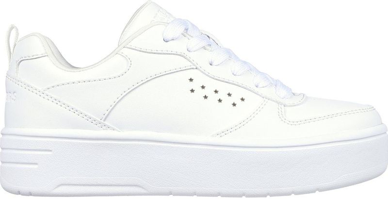 Skechers Court High - Color Zone Meisjes Sneakers - Wit