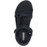 Skechers - Go Walk Flex Sublime - Damessandalen - Navy - Textiel