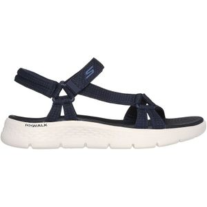 Skechers - Go Walk Flex - Sandaal - Zwart - Nylon - GogaMat Voetbed