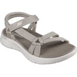 Skechers Go Walk Flex Sandal - Sublime Dames Sandalen - Taupe - Maat 40