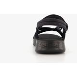 Skechers - Go Walk Flex Sublime - Sandalen - Zwart - Textiel - Klittenbandsluiting
