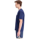 New Balance Hoops Essentials T-shirt Met Korte Mouwen Blauw L Man