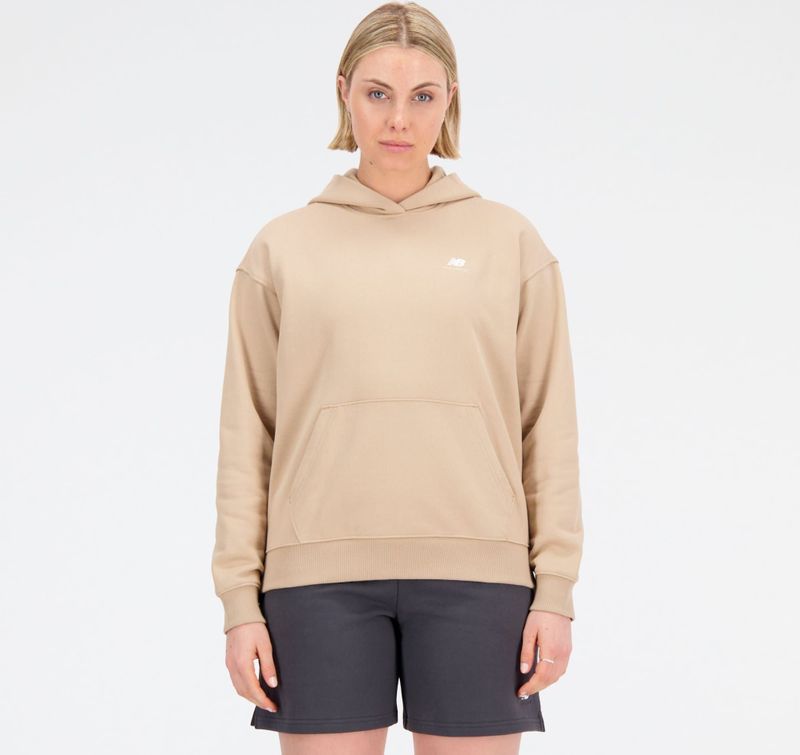 New Balance - Athletics French Terry - Oversized Hoodie - Incense - 100% Katoen