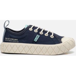 Palladium Ace Kids Lo Supply Sneakers voor kinderen, uniseks, vintage blauw, 35 EU