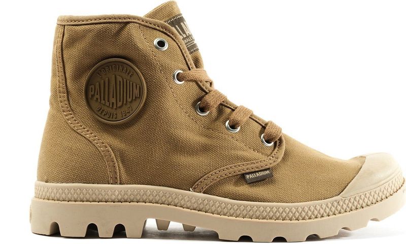 Palladium Pampa Hi Veterschoenen Hoog - cognac