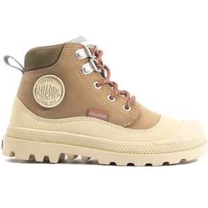 Bottines Pampa Hi Cuff HKR PALLADIUM. Leer materiaal. Maten 35. Beige kleur