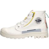 Palladium PAMPA UNDERLAYER - Half-hoge schoenen - Kleur: Wit beige