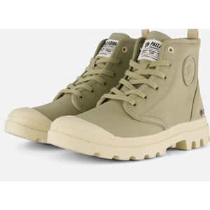 Palladium - Pampa Hi-Zip - Veterboot - Groen - Canvas - Duurzaam