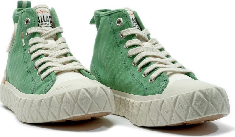 Palladium - Palla Ace Chukka - Sneakers - Vintage Green - Organic Washed Canvas