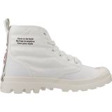 Palladium Uniseks Pampa Enkellaars, Wit, 43 EU