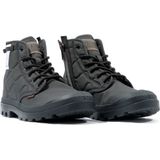 PALLADIUM - Pampa Re-Quilted - Hoge Sneakers - Zwart - Canvas
