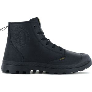 Palladium - Pampa Continental - Leren Laarzen - Zwart