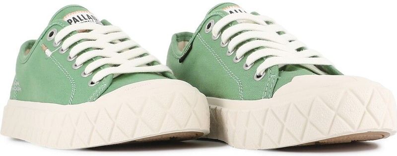 Palladium - Ace CVS - Lage Sneakers - Groen - Katoen