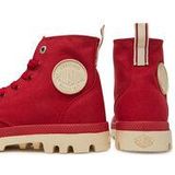 Palladium - Pampa Duo Chrome - Sneakers - Chrome - Canvas - Rubberen Zool