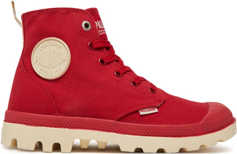 Palladium - Pampa Duo Chrome - Sneakers - Chrome - Canvas - Rubberen Zool