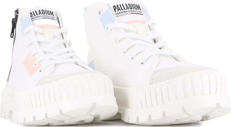 Palladium - Pallashock Backzip 2 - Sneakers - Zwart - Katoen/Suede