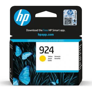 HP 924 Yellow Original Ink Cartridge inktcartridge 1 stuk(s) Origineel Normaal rendement Geel