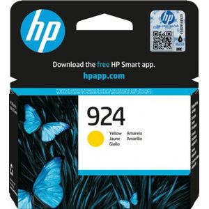 HP 924 Yellow Original Ink Cartridge inktcartridge 1 stuk(s) Origineel Normaal rendement Geel
