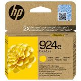 HP 924e EvoMore Yellow Original Ink Cartridge inktcartridge 1 stuk(s) Origineel Hoog (XL) rendement Geel