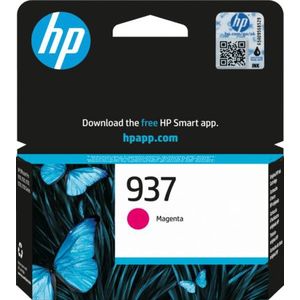 HP 937 Magenta Original Ink Cartridge inktcartridge 1 stuk(s) Origineel Normaal rendement