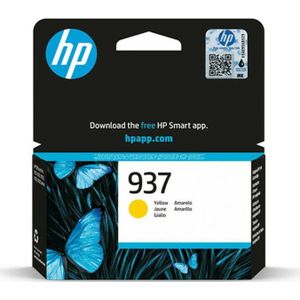 HP 937 Yellow Original Ink Cartridge inktcartridge 1 stuk(s) Origineel Normaal rendement Geel