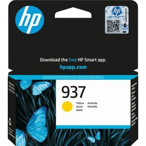 HP 937 Yellow Original Ink Cartridge inktcartridge 1 stuk(s) Origineel Normaal rendement Geel