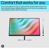 HP E-Series E27k G5 4K USB-C Monitor computer monitor 68,6 cm (27") 3840 x 2160 Pixels 4K Ultra HD LCD Zwart, Zilver