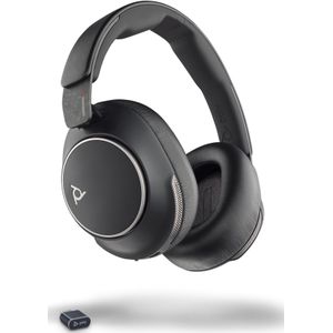 POLY Voyager Surround 80 UC USB-C Headset + USB-C/A-adapter - Zwart