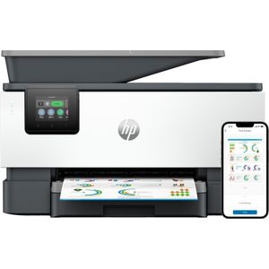 HP Officejet Pro 9120b All-in-One Multifunctionele printer Inkjet Kleur A4 Printen, scannen, kopiëren, faxen ADF, Duplex-ADF, Duplex, LAN, USB, WiFi, Bluetooth