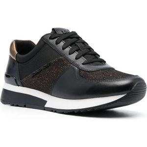 Dames Sneakers Michael Kors Allie Trainer Black/bronze Zwart - Maat 38