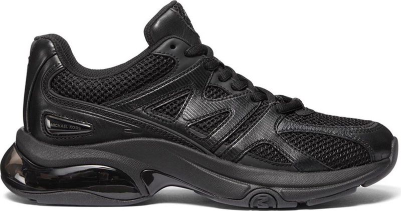 Michael Kors - Kit Sneakers - Zwart - Dames - Leer