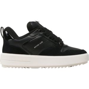 Michael Kors Rumi Lace Up Dames Sneakers Laag - Zwart - Maat 36