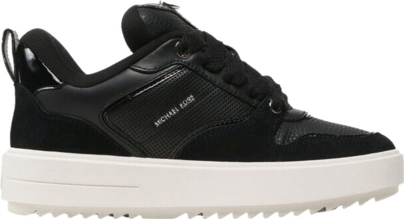 Michael Kors Rumi Lace Up Dames Sneakers Laag - Zwart - Maat 36