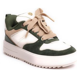 Michael Kors Rumi Lace Up Dames Sneakers Suede/Leer - Maat 40