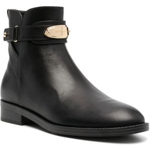 Michael Kors - Darcy Flat Bootie - Enkellaarsjes - Zwart - Kalfskin