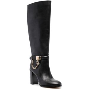 Michael Kors - Hamilton Embellished Leather Boot - Zwart - Leer
