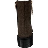 Michael Kors Regan Flat Bootie Black Brown - Enkellaars - Zwart