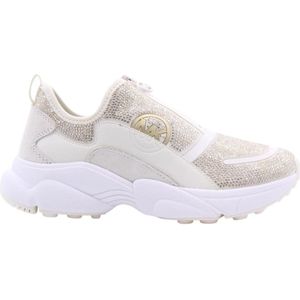 Michael Kors Sami Zip Trainer Dames Sneakers - Cream - Maat 38