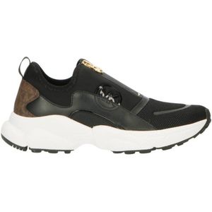 Michael Kors, Schoenen, Dames, Zwart, 39 EU, Zip Trainer Sneakers voor dames