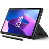 Lenovo Tab M10 Plus (3e gen) Tablet 10,61 inch 2K (MediaTek Helio G80, 4 GB RAM, 128 GB uitbreidbaar tot 1 TB, 4 luidsprekers, WLAN + Bluetooth, Android 12) Lenovo Precision Pen 2 en hoes - grijs rood