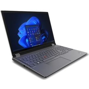 Lenovo ThinkPad P16 Intel® Core™ i7 i7-12800HX Mobiel werkstation 40,6 cm (16") WUXGA 16 GB DDR5-SDRAM 512 GB SSD NVIDIA RTX A1000 Wi-Fi 6E (802.11ax) Windows 11 Pro Grijs