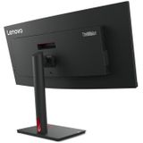 Lenovo ThinkVision T34w-30 - LED-monitor - gebogen - 34"" - 3440 x 1440 UWQHD - VA - 350 cdm² - 3000:1 - 4 ms - HDMI, DisplayPort, USB-C - ravenzwart