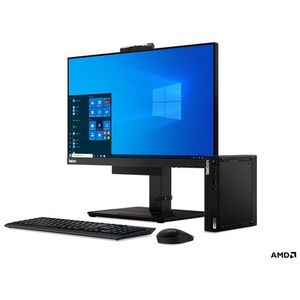 Lenovo ThinkCentre M75q AMD Ryzen™ 5 5600GE 16 GB DDR4-SDRAM 512 GB SSD Windows 11 Pro Mini PC Zwart