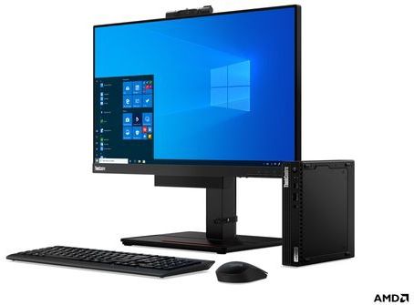 Lenovo ThinkCentre M75q AMD Ryzen™ 5 5600GE 16 GB DDR4-SDRAM 512 GB SSD Windows 11 Pro Mini PC Zwart